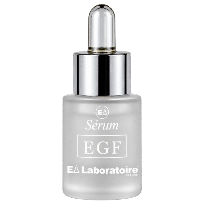 ELAB FRANCE EGF Serum 15ml glass dropper bottle, front view